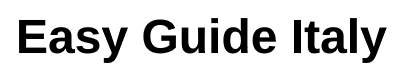 Easy Guide Italy Logo